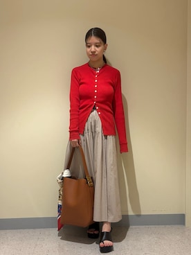 Mila Owenさん（レディース・158cm）の春コーディネート