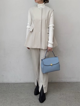 Mila Owenさん(レディース・155cm)の冬コーディネート