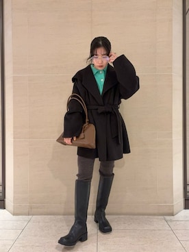 Mila Owenさん（レディース・155cm）の秋コーディネート