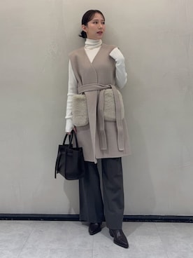 Mila Owenさん(レディース・158cm)の秋コーディネート