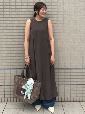 Mila Owenさん(レディース・158cm)の夏コーディネート