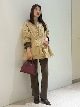 「Mila Owen（ミラオーウェン）のアイテム（ニット/セーター）」を使った、Mila Owenさん（レディース・169cm）の秋コーディネート