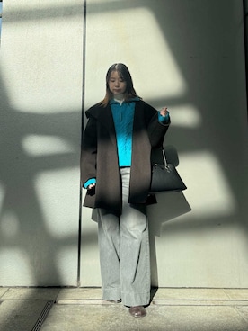 Mila Owenさん(レディース・153cm)の冬コーディネート