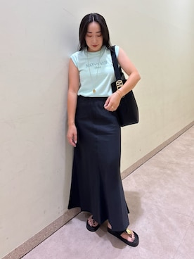 Mila Owenさん(レディース・155cm)の夏コーディネート
