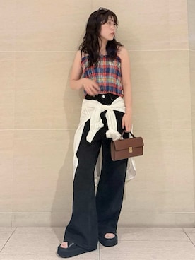Mila Owenさん(レディース・155cm)の夏コーディネート