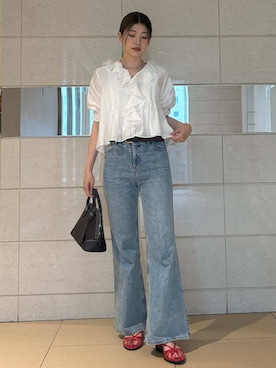 Mila Owenさん(レディース・169cm)の夏コーディネート