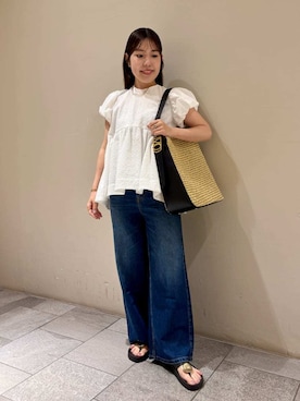 Mila Owenさん(レディース・153cm)の夏コーディネート