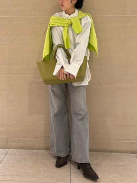 Mila Owenさん(レディース・155cm)の冬コーディネート