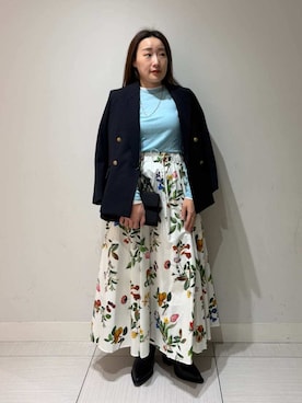 Mila Owenさん（レディース・155cm）の冬コーディネート