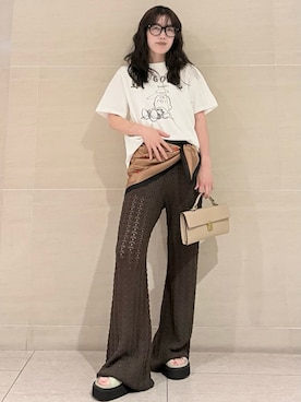 Mila Owenさん（レディース・155cm）の夏コーディネート