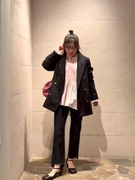 Mila Owenさん（レディース・155cm）の春コーディネート