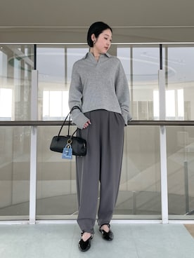 「Mila Owen（ミラオーウェン）のアイテム（財布/小物）」を使った、Mila Owenさん（レディース・168cm）の冬コーディネート