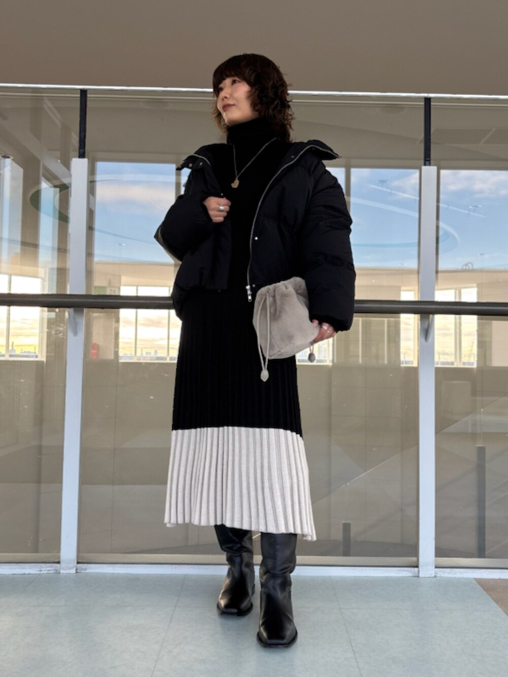 Mila Owen(ミラオーウェン)の「スタンドカラードロスト Mila Owen(ミラオーウェン)の「スタンドカラードロスト