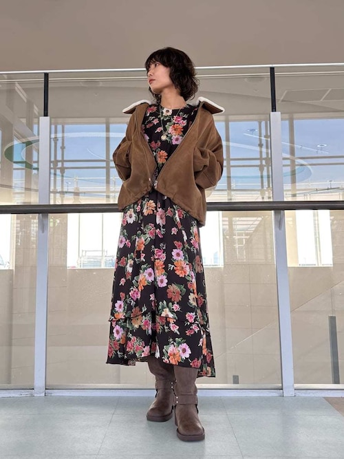 バイカーミドルブーツ（ブーツ）｜Mila Owen（ミラオーウェン