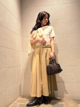 Mila Owenさん(レディース・155cm)の冬コーディネート