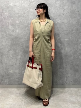 Mila Owenさん(レディース・155cm)の夏コーディネート