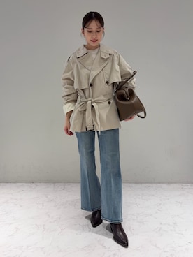Mila Owenさん(レディース・158cm)の秋コーディネート
