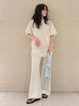 Mila Owenさん(レディース・155cm)の夏コーディネート