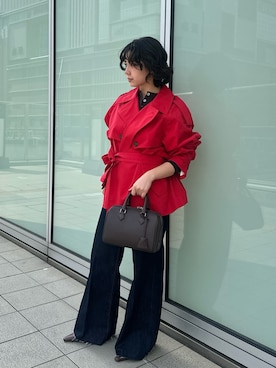 Mila Owenさん（レディース・157cm）の春コーディネート