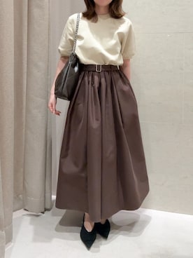 Mila Owenさん（レディース・155cm）の春コーディネート