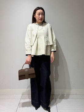 Mila Owenさん(レディース・155cm)の冬コーディネート