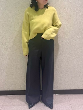 Mila Owenさん（レディース・157cm）の冬コーディネート