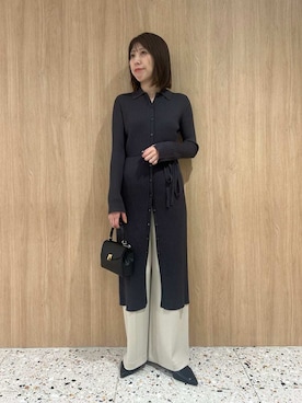 Mila Owenさん（レディース・161cm）の冬コーディネート