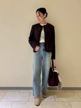 Mila Owenさん（レディース・154cm）の秋コーディネート