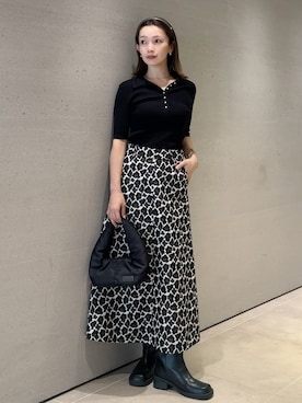 Mila Owenさん(レディース・159cm)の秋コーディネート