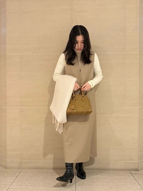 セール】【セットアイテム】リブニットセットレイヤードワンピース