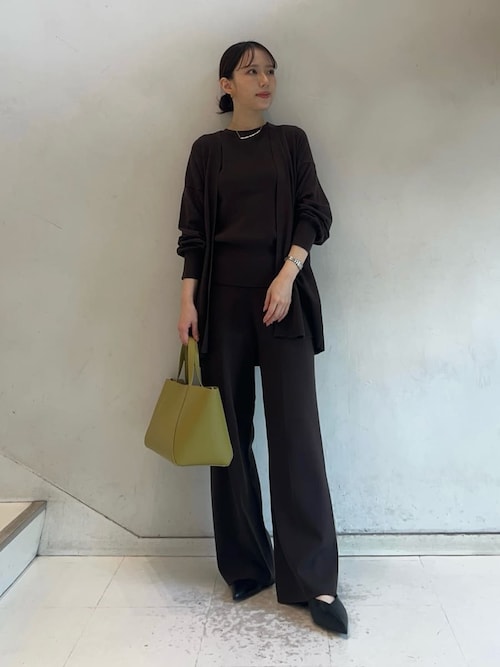 セットアップ対応】UVカットWゴムシガレットニットパンツ（その他