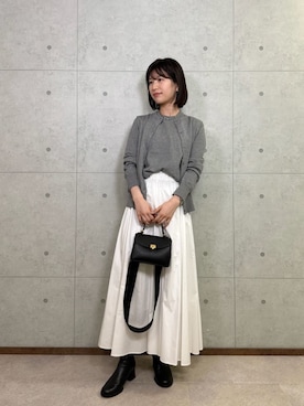 Mila Owenさん(レディース・160cm)の冬コーディネート