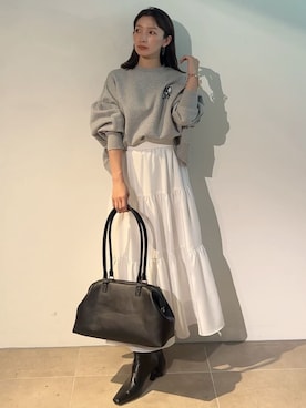 Mila Owenさん(レディース・159cm)の夏コーディネート
