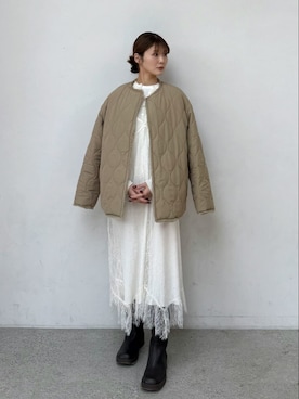 Mila Owenさん(レディース・155cm)の冬コーディネート