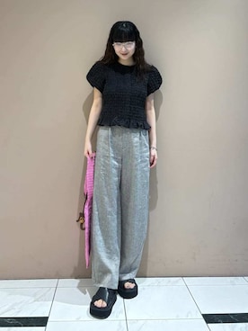 Mila Owenさん(レディース・162cm)の夏コーディネート