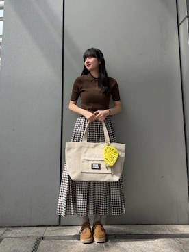 Mila Owenさん（レディース・162cm）の春コーディネート