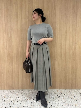 Mila Owenさん（レディース・157cm）の春コーディネート
