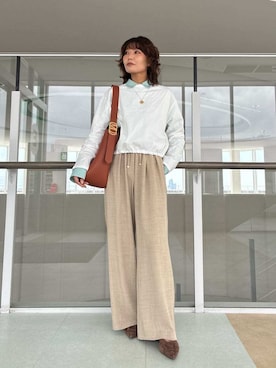 Mila Owenさん(レディース・160cm)の春コーディネート