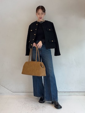 Mila Owenさん(レディース・158cm)の秋コーディネート