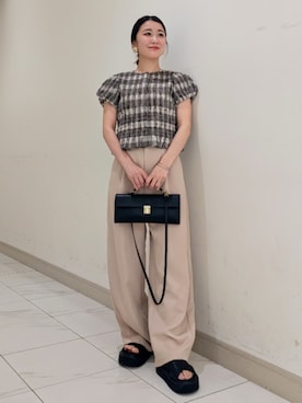 Mila Owenさん(レディース・156cm)の夏コーディネート