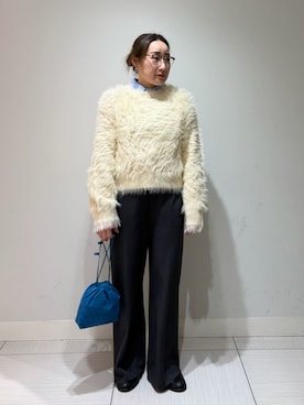 Mila Owenさん（レディース・155cm）の冬コーディネート