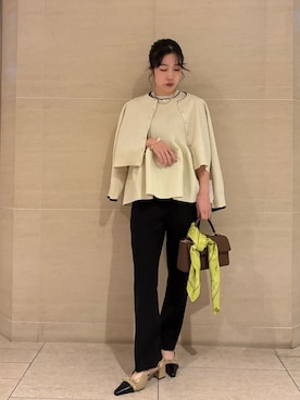 Mila Owenさん（レディース・155cm）の冬コーディネート