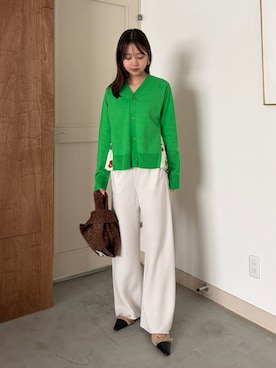 Mila Owenさん（レディース・162cm）の冬コーディネート