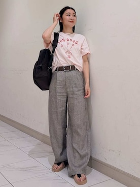 Mila Owenさん(レディース・156cm)の夏コーディネート