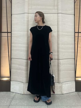 Mila Owenさん（レディース・158cm）の夏コーディネート