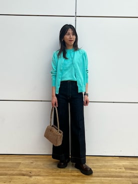 Mila Owenさん（レディース・165cm）の冬コーディネート