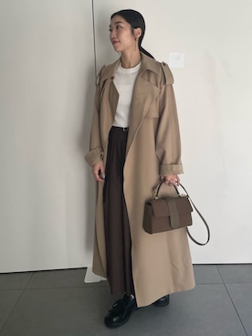 Mila Owenさん（レディース・158cm）の春コーディネート