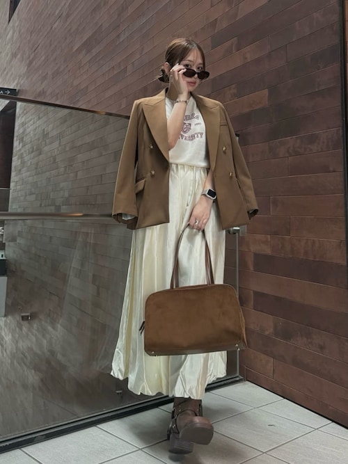 金釦ダブルブレストブレザー（テーラードジャケット）｜Mila Owen