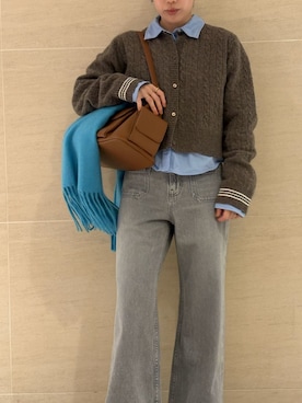 Mila Owenさん（レディース・155cm）の秋コーディネート