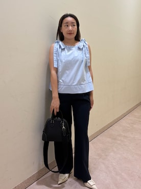 Mila Owenさん（レディース・155cm）の春コーディネート